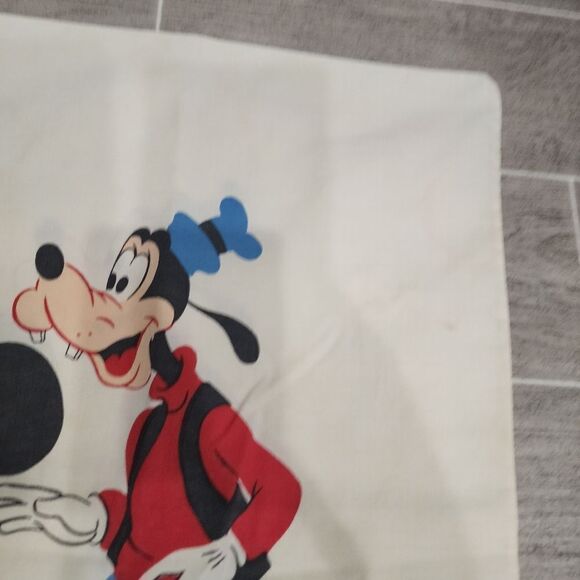 Vintage Disney Mickey Mouse, Donald Duck and Goofy Print Pillow Sham - Picture 17 of 17